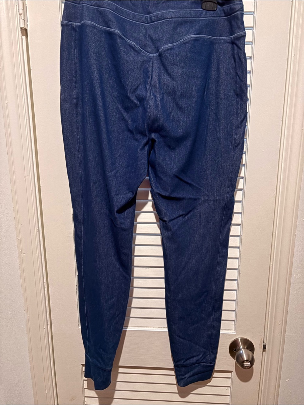 Halara Women’s Blue Jeggings with Drawstring Waist - Picture 4 of 5